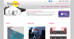 Desktop Screenshot of fusion-arts.org